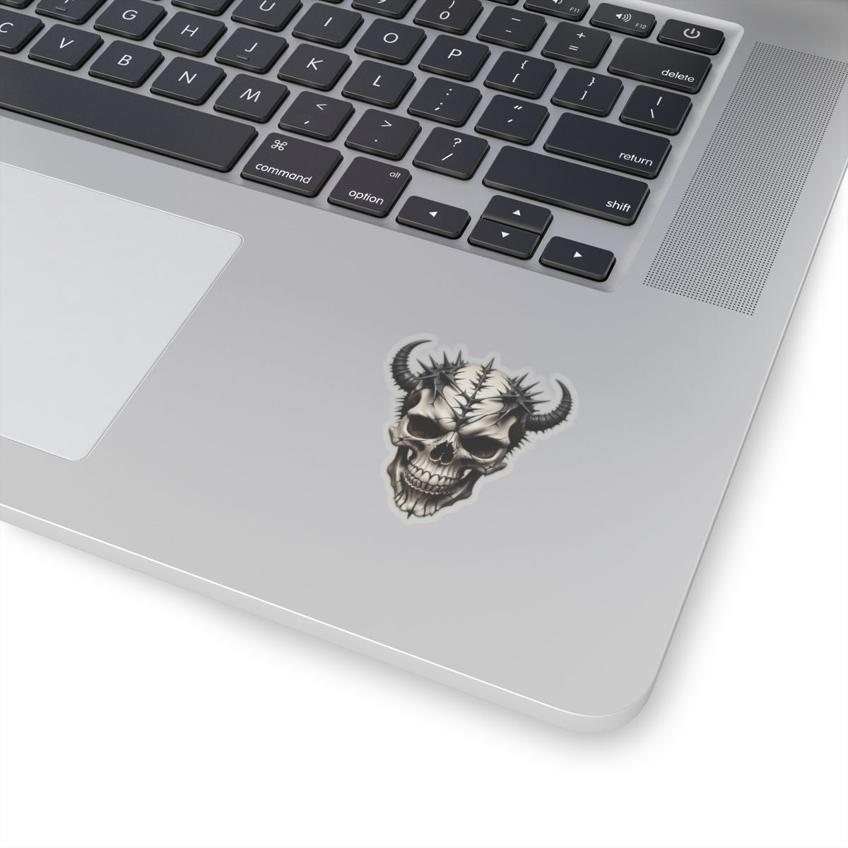 Horned Skull Sticker - Kiss-Cut Stickers