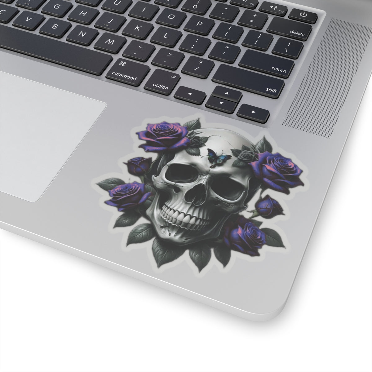 Skull Butterfly Sticker